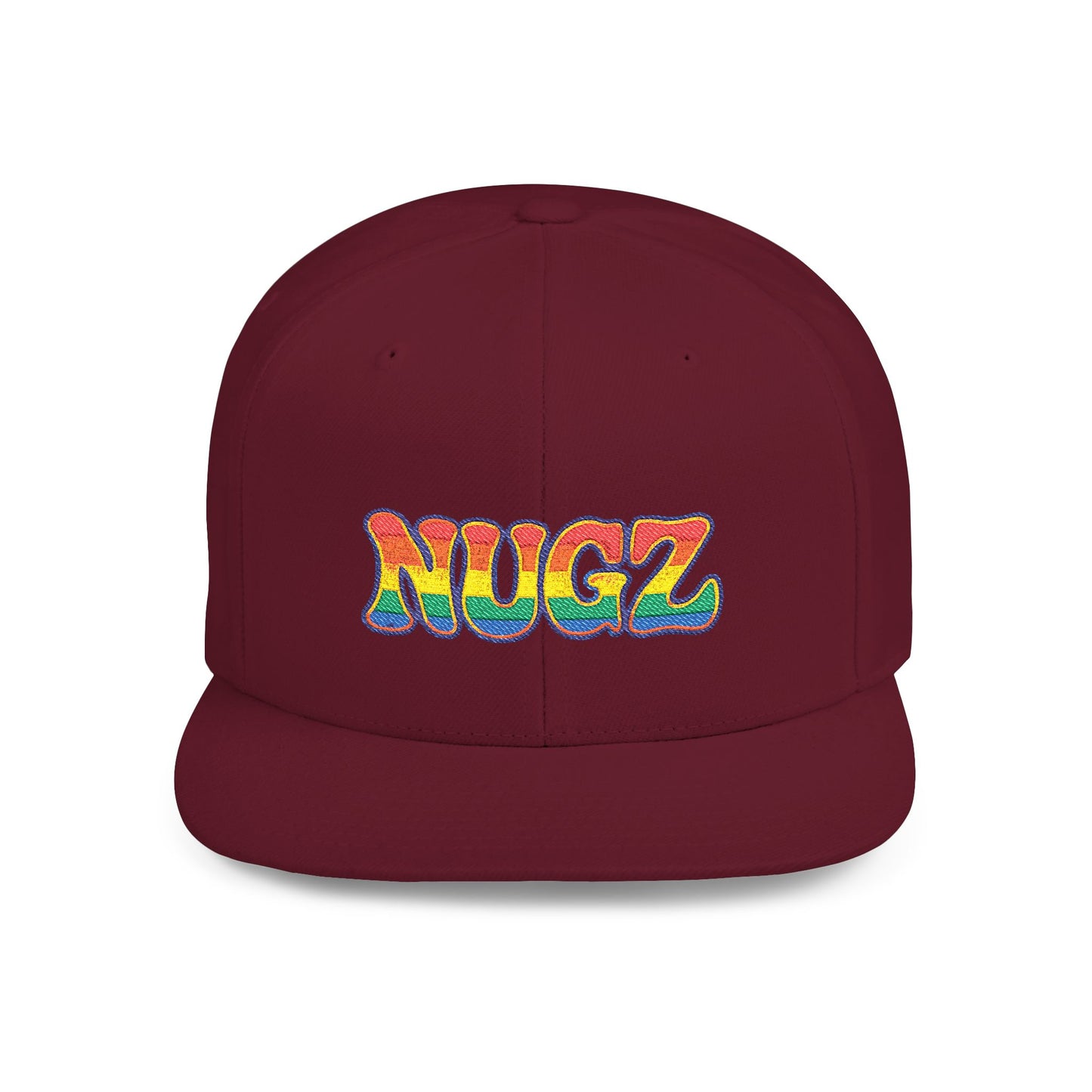 NUGZ Flat Bill Snapback | Trendy Festival Cap