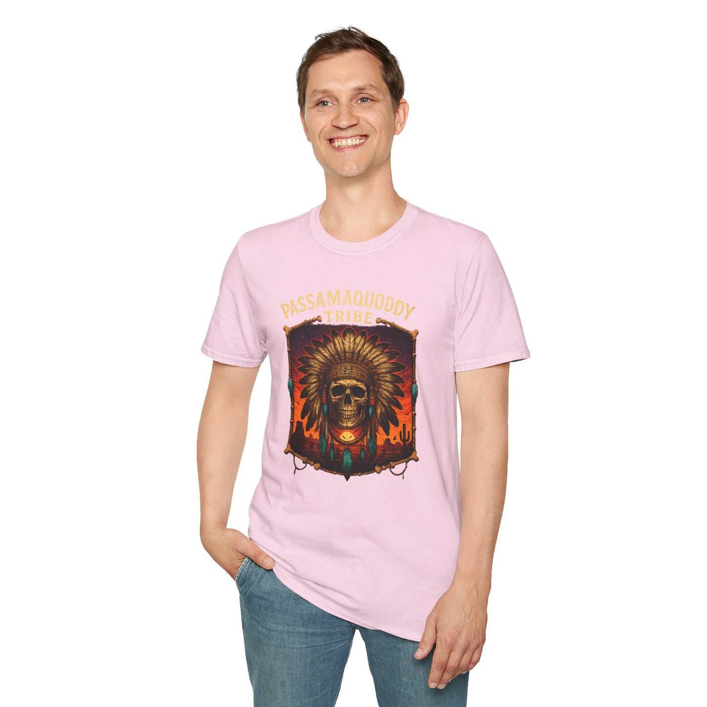 Tribal Graphic T-Shirt - Passamaquoddy Tribe Design4, Gift for Adventurers