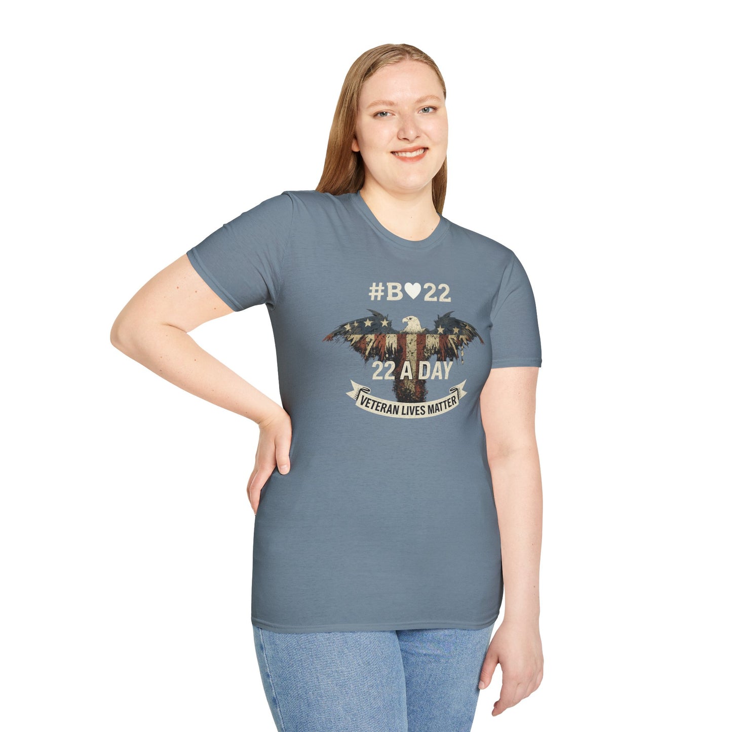 #B🤍22 Veteran Lives Matter T-Shirt