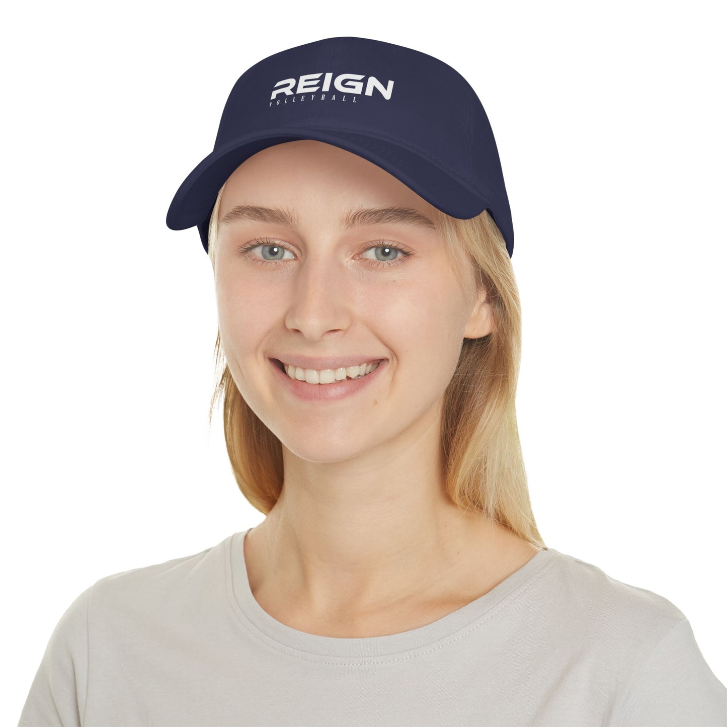 Volleyball Team Low Profile Customizable Baseball Cap - REIGN Design
