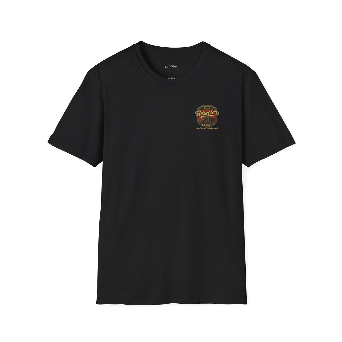 "It's a Wheeler Thing" Unisex Softstyle T-Shirt, Ideal for Truck Lovers, Gifts for Drivers, Casual Wear, Perfect for Birthdays, Father's Day