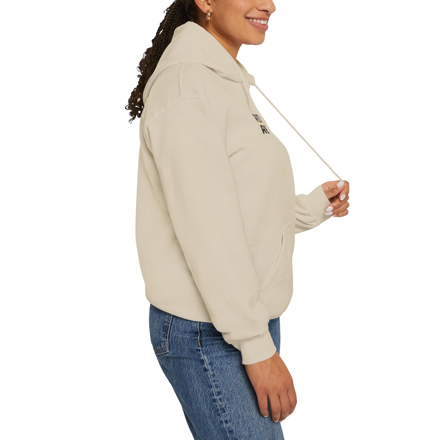 UPTIME Volleyball Reach Up Reach Out Hoodie | Empowerment Motivational Gift