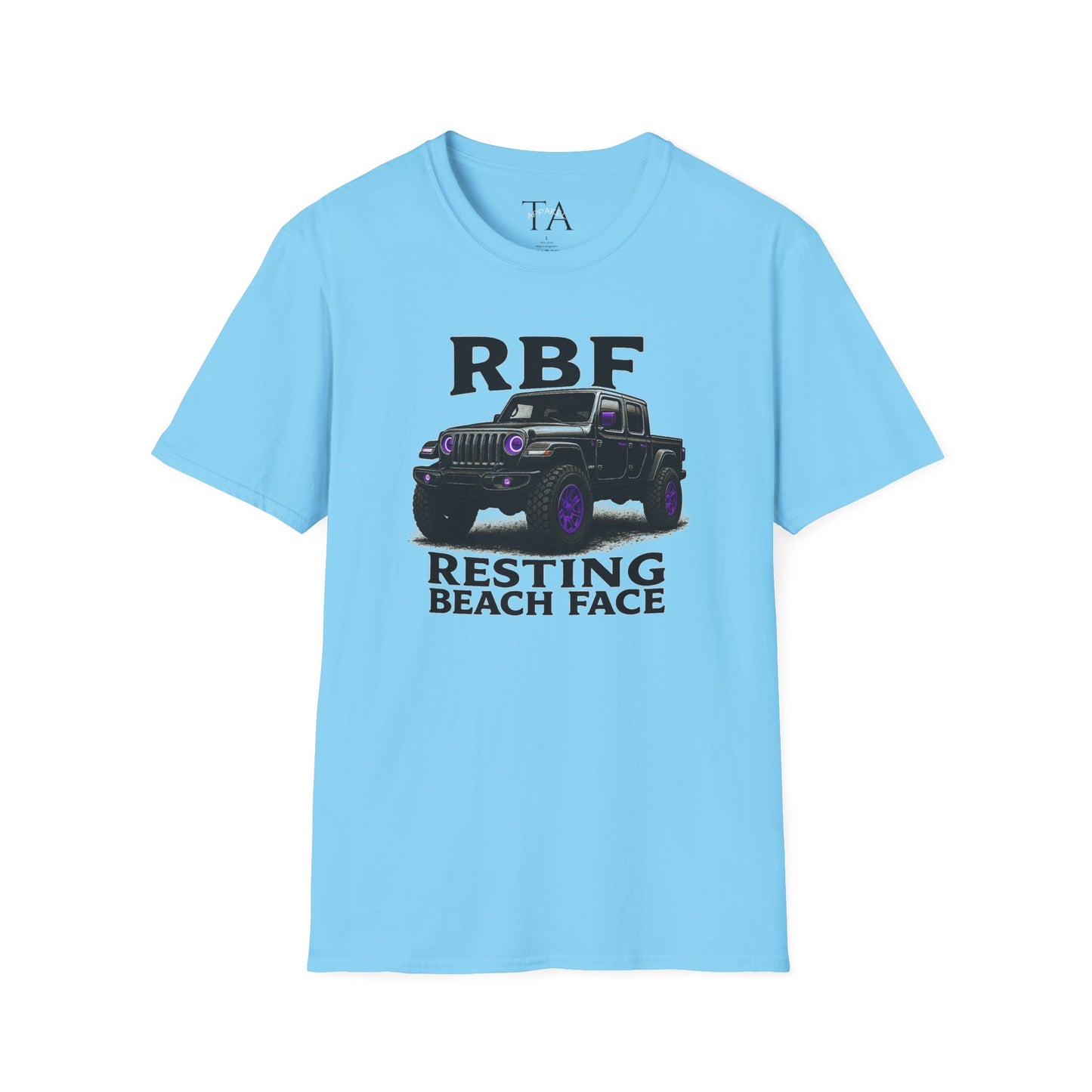 Resting Beach Face T-Shirt | Unisex Tee for Beach Lovers