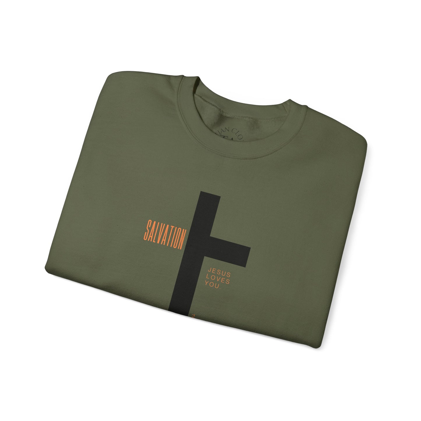 Faith Inspired Salvation Cross Sweatshirt