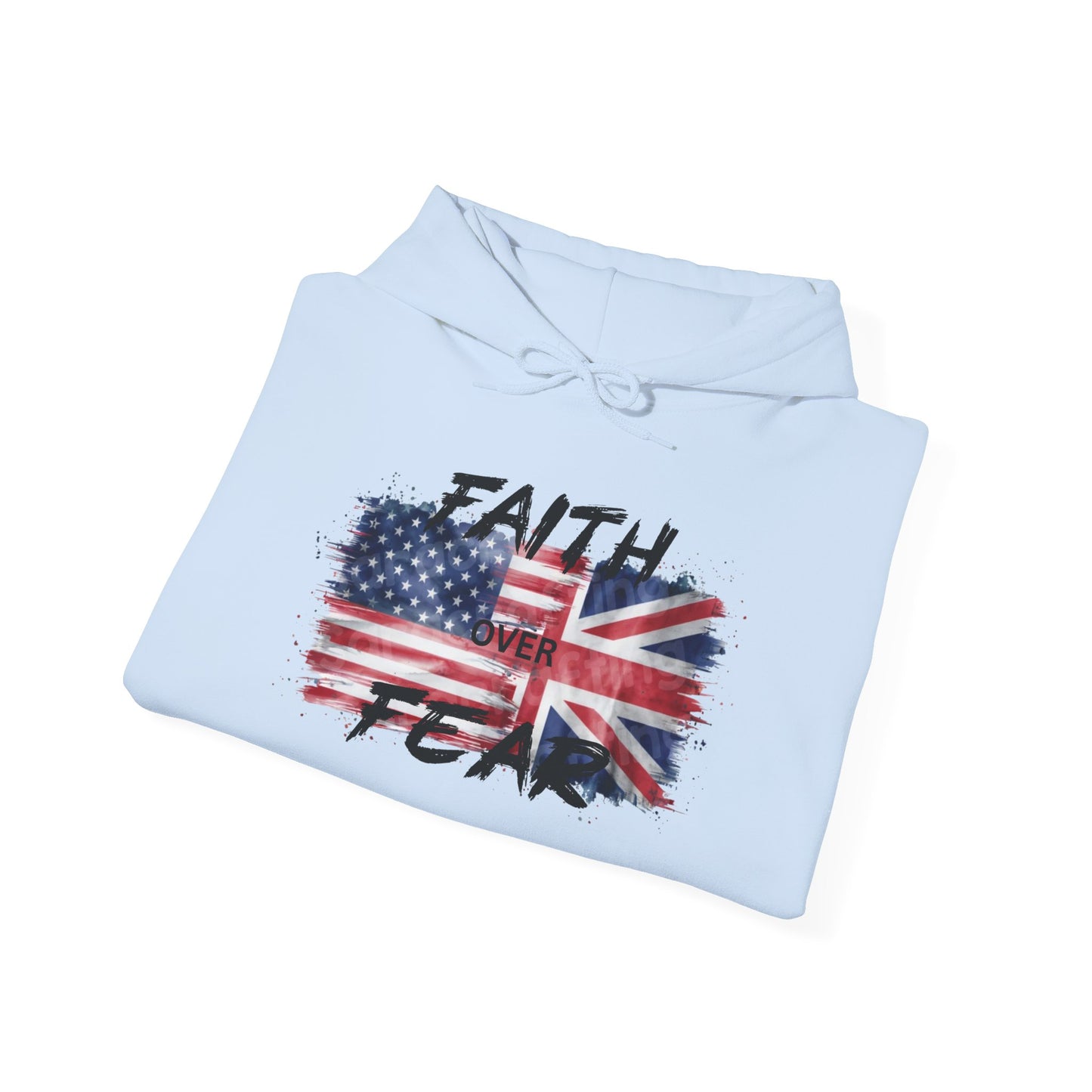 Faith over Fear USA UK Unisex Hoodie