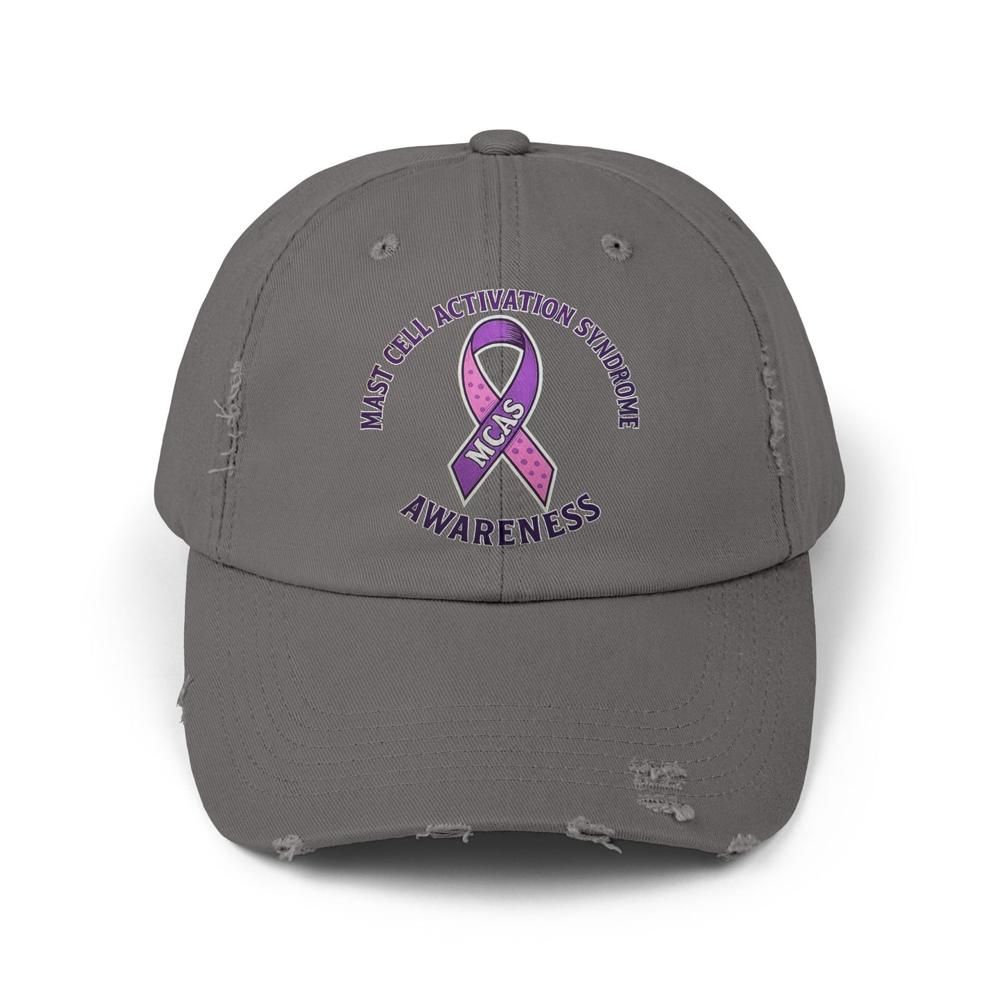 Mast Cell Activation Syndrome Unisex Distressed Awareness Hat