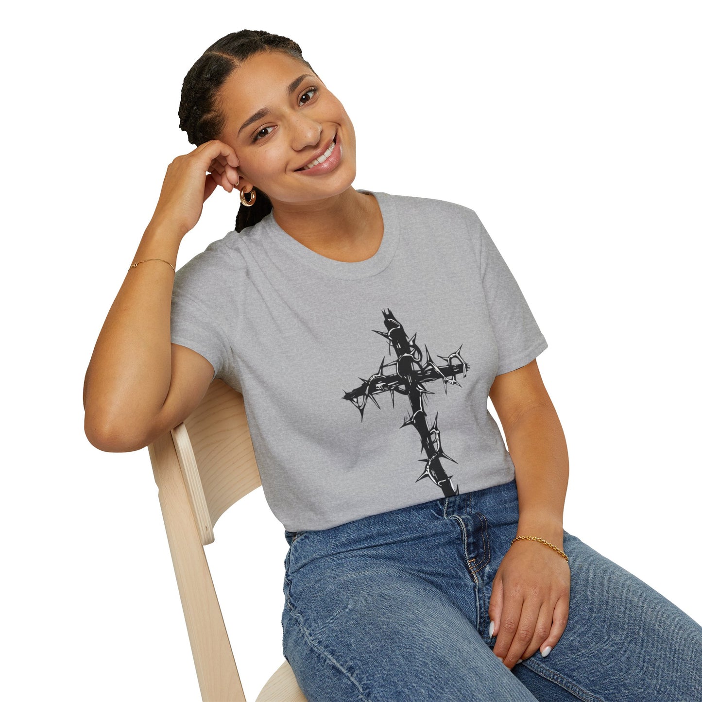 Faith Inspired Barbed Cross T-Shirt