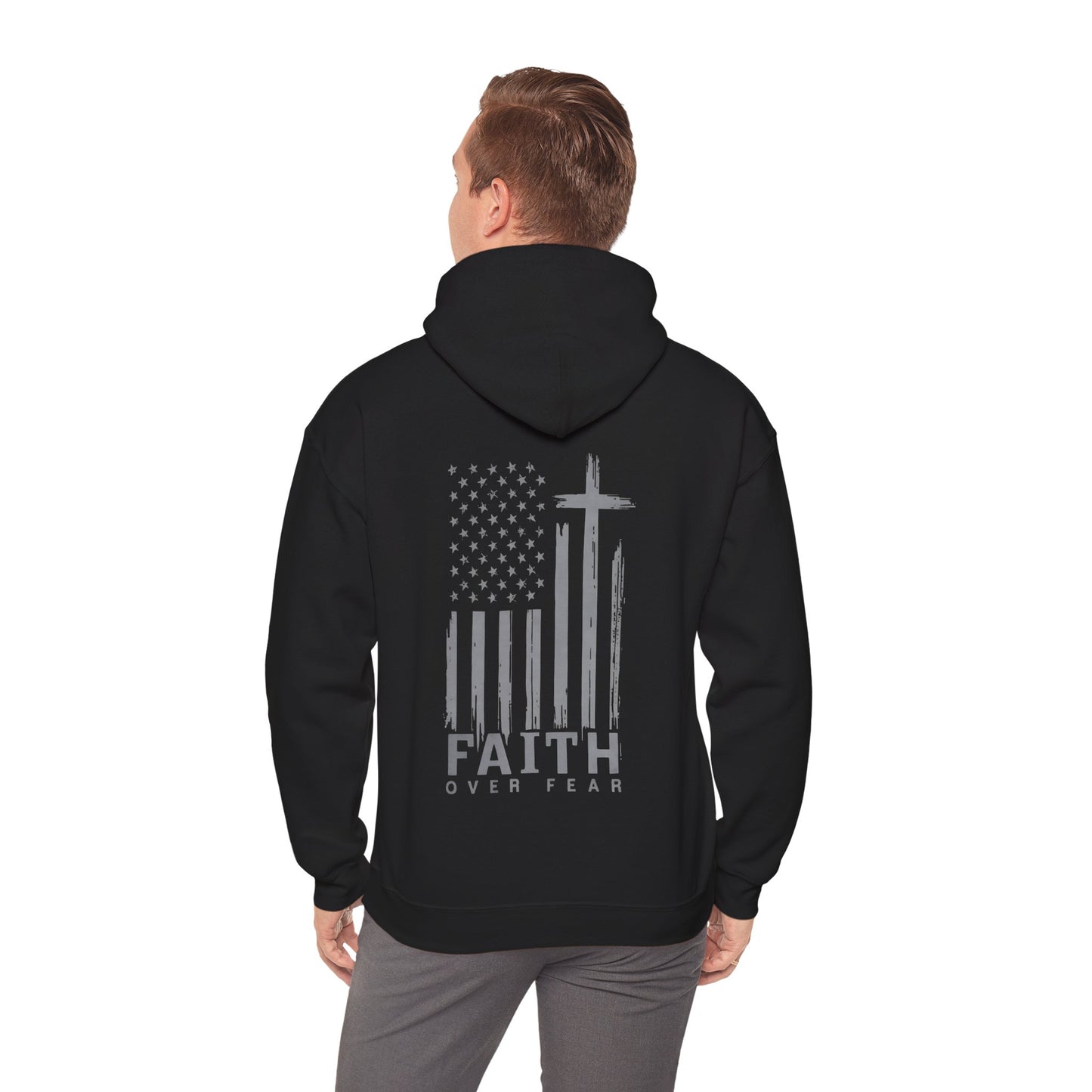 Faith Inspired Faith Over Fear Unisex Hoodie