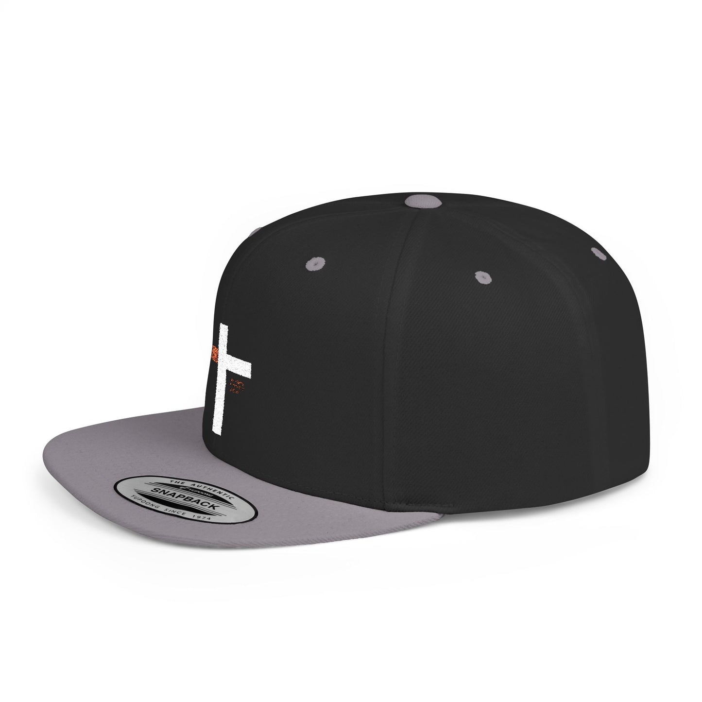 Snapback Hat with salvation cross