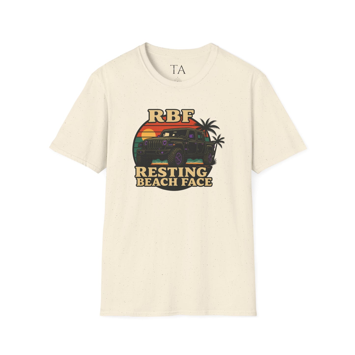 Resting Beach Face T-Shirt | Resting Beach Face | Summer Casual Wear, Vacation Tee, Beach Lover Gift, Relaxed Style, Unisex Apparel