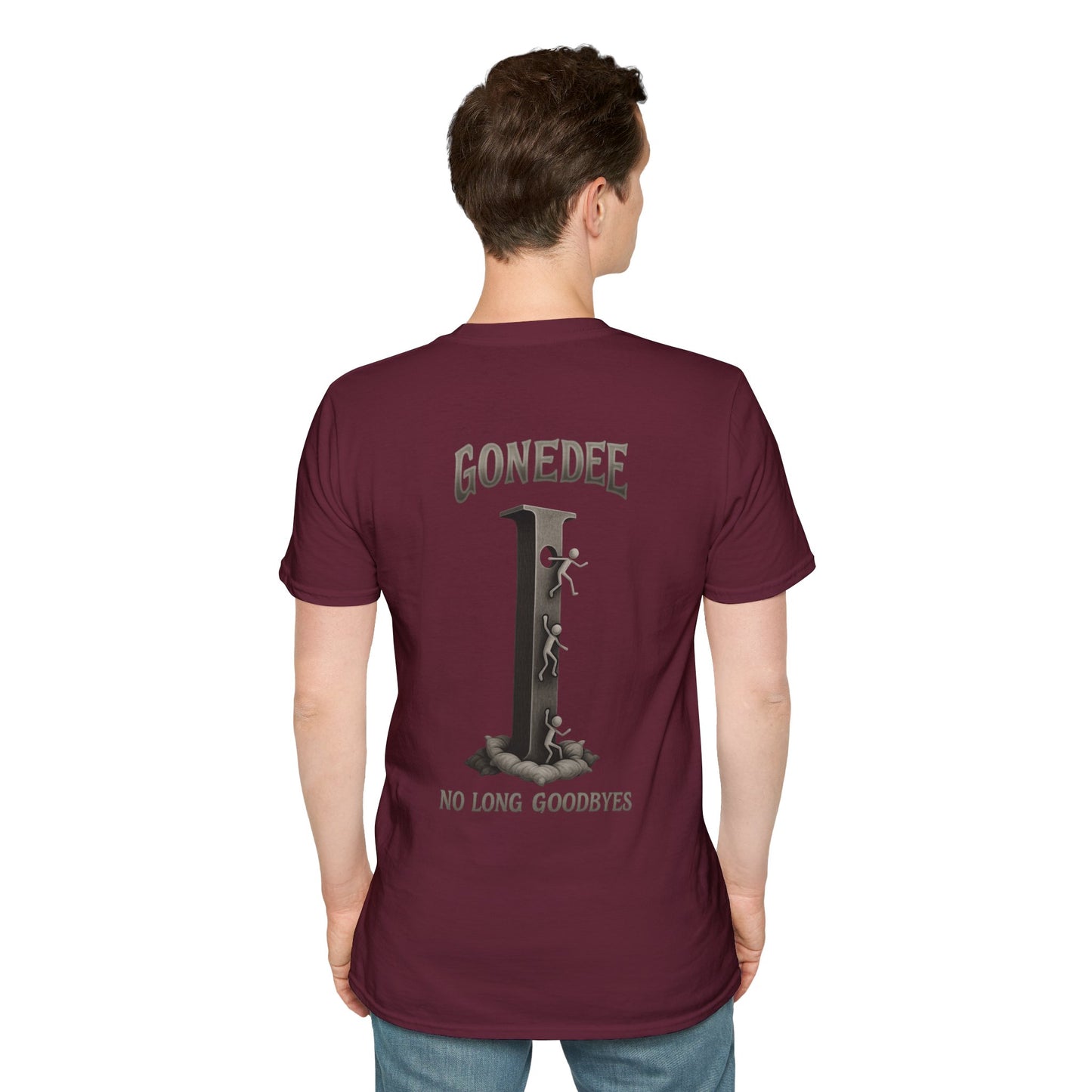 Gonedee, No Long Goodbyes - Graphic Unisex Tee - Casual Comfort Shirt for Friends