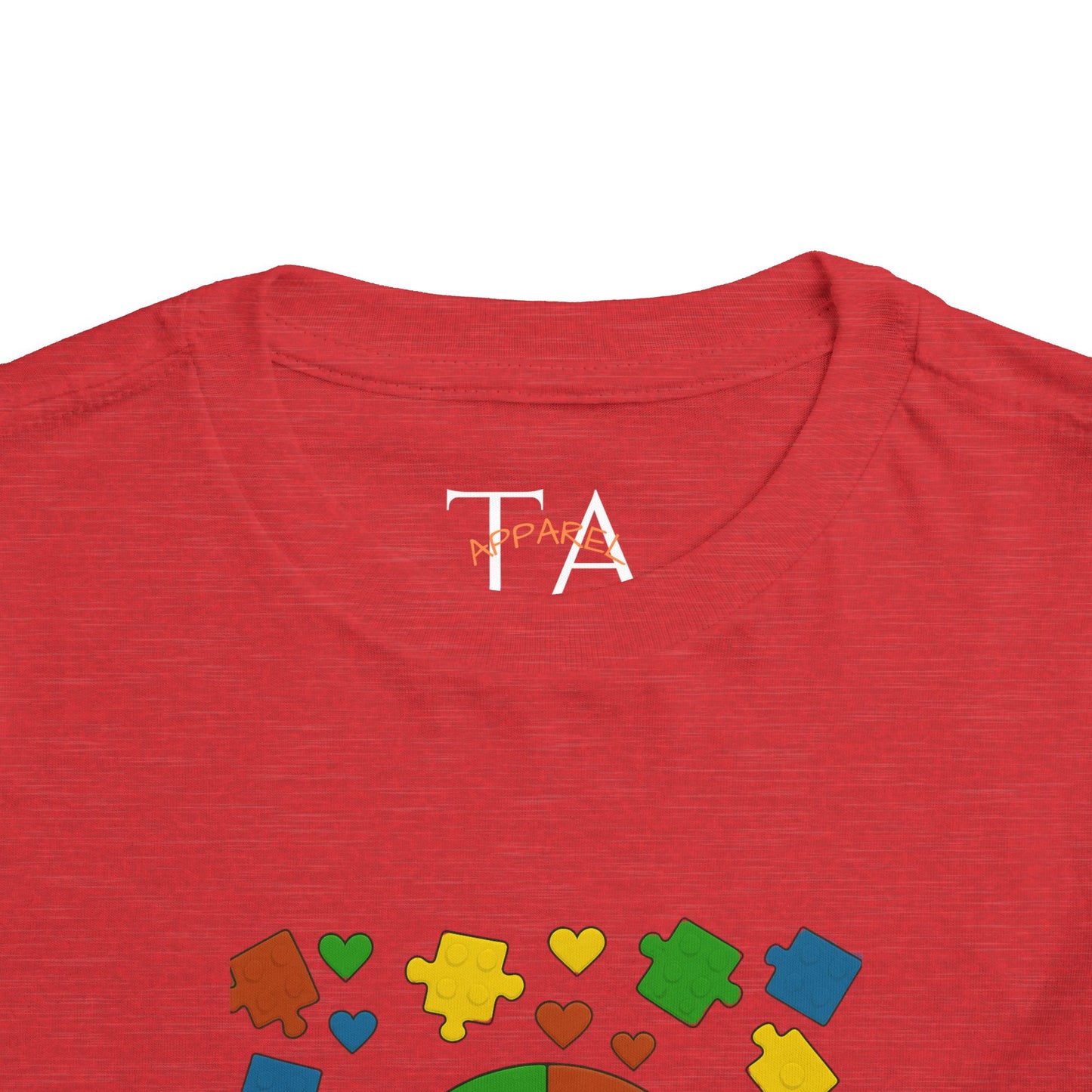 Autism Inspirational Tee - 'Fearfully and Wonderfully Made' - Toddler T-Shirt - Cute Gift for Kids, Baby Shower, Religious Celebrations