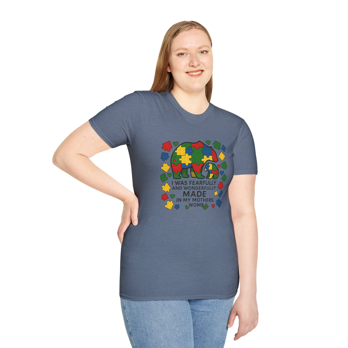 Autism Lego Mama Bear T-Shirt