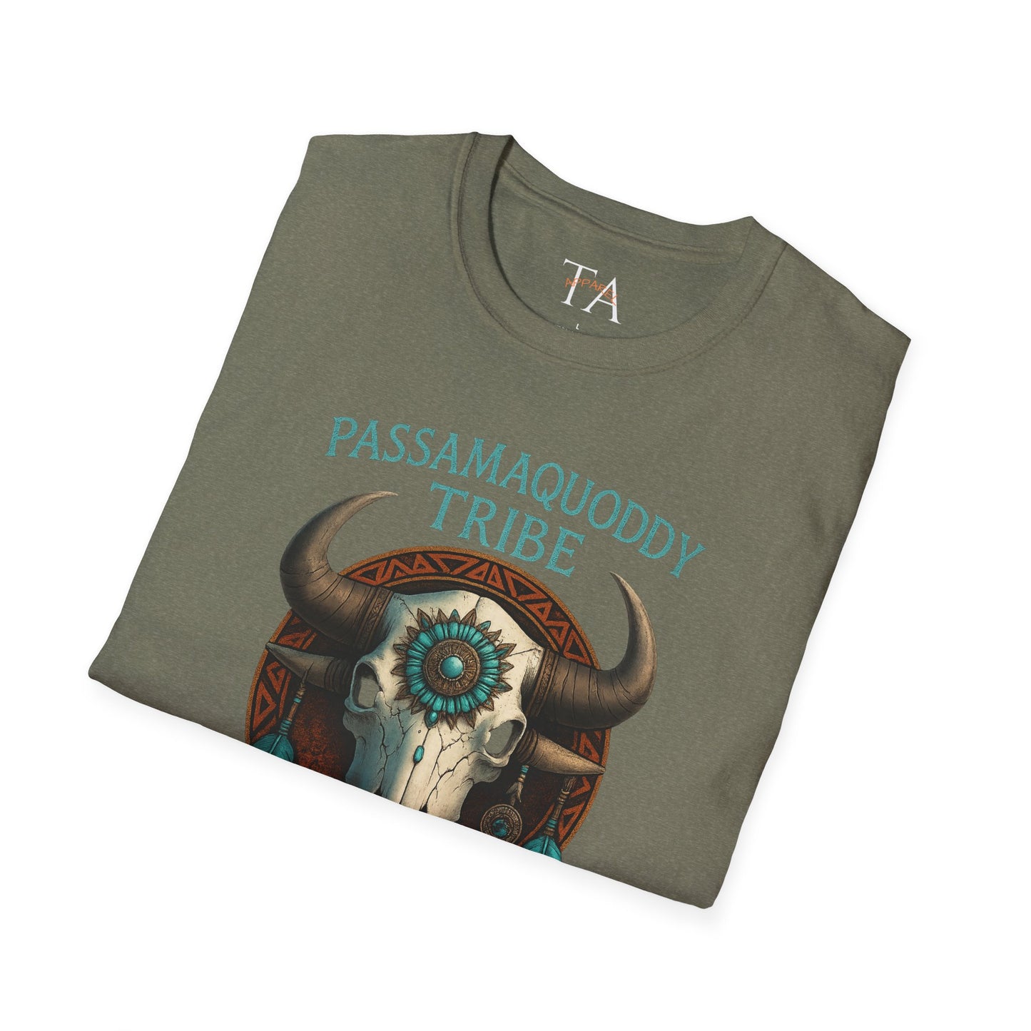 Tribal Graphic T-Shirt - Passamaquoddy Tribe Design, Gift for Adventurers