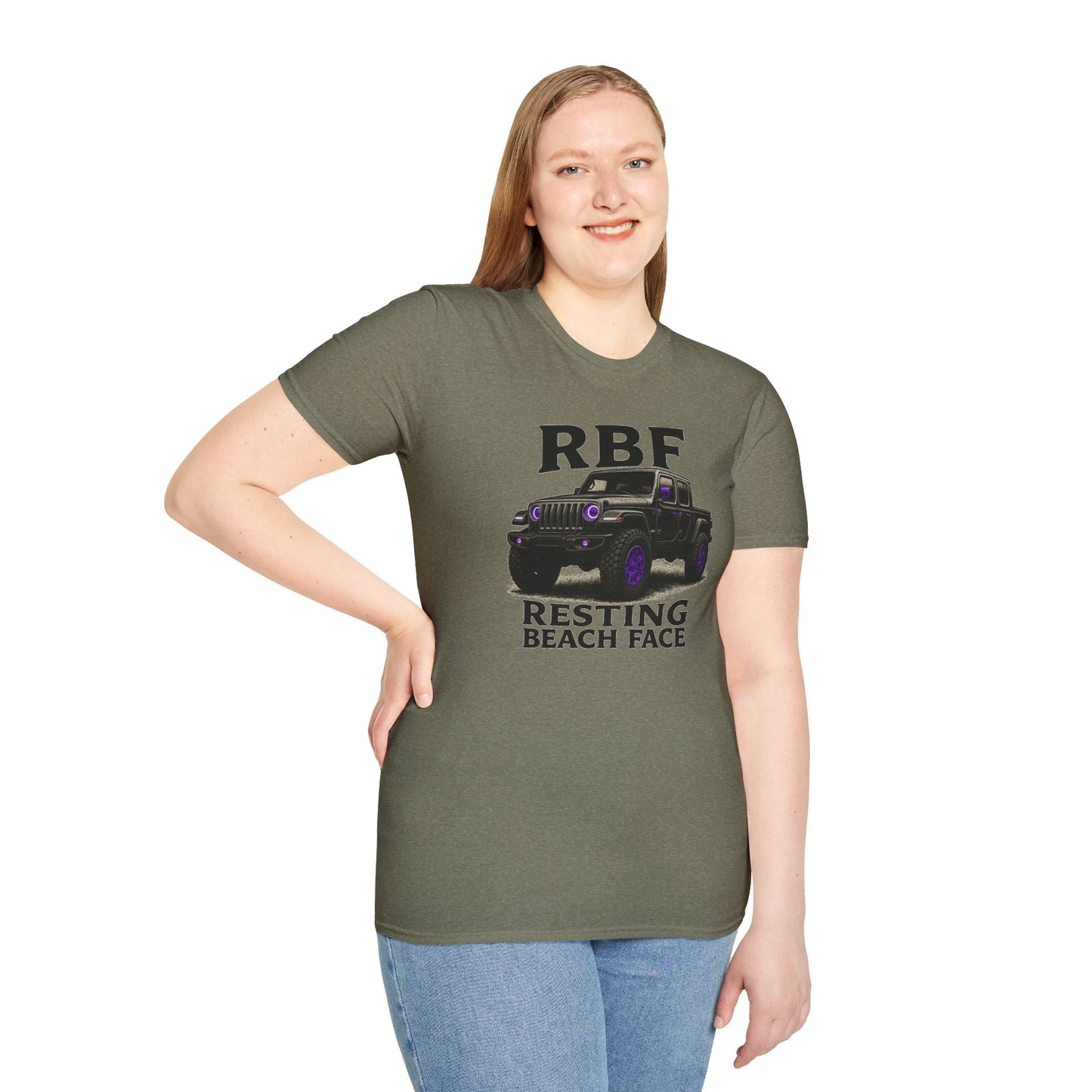 Resting Beach Face T-Shirt | Unisex Tee for Beach Lovers
