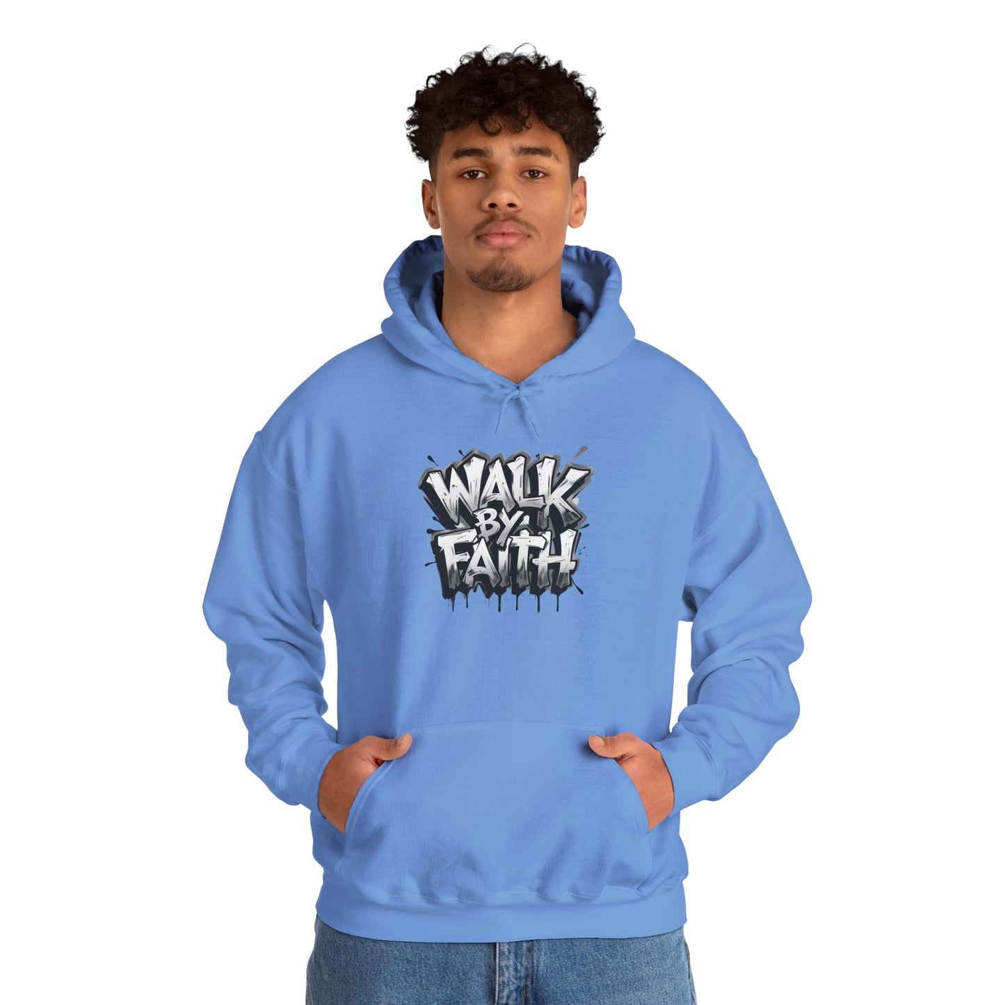 Faith Inspired Unisex Hoodie - 'Walk by Faith' Design
