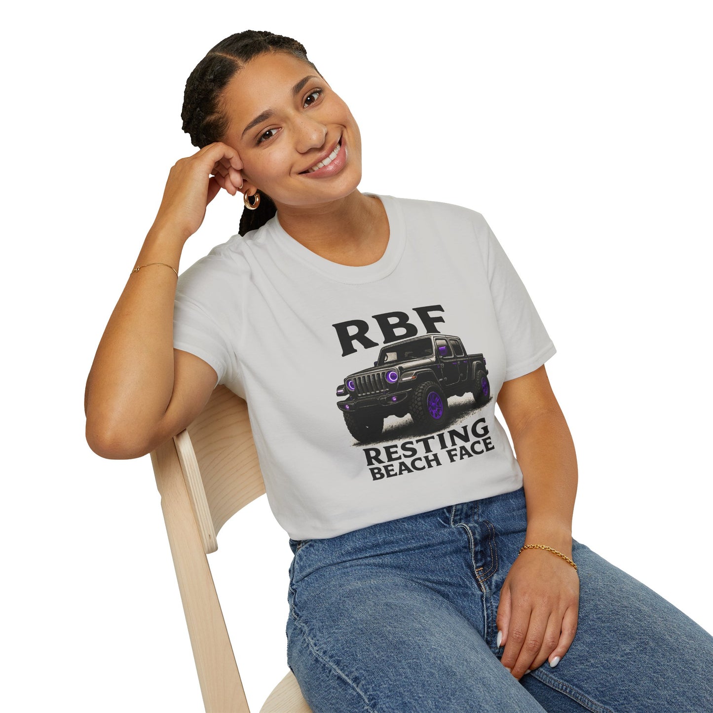 Resting Beach Face T-Shirt | Unisex Tee for Beach Lovers