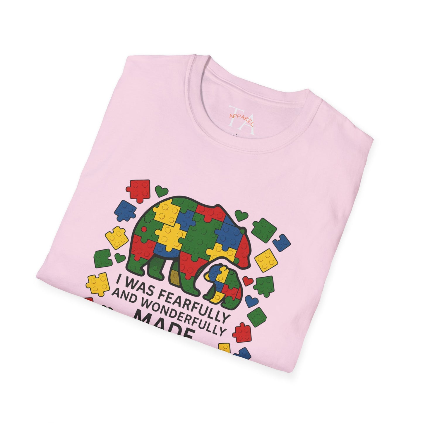 Autism Lego Mama Bear T-Shirt