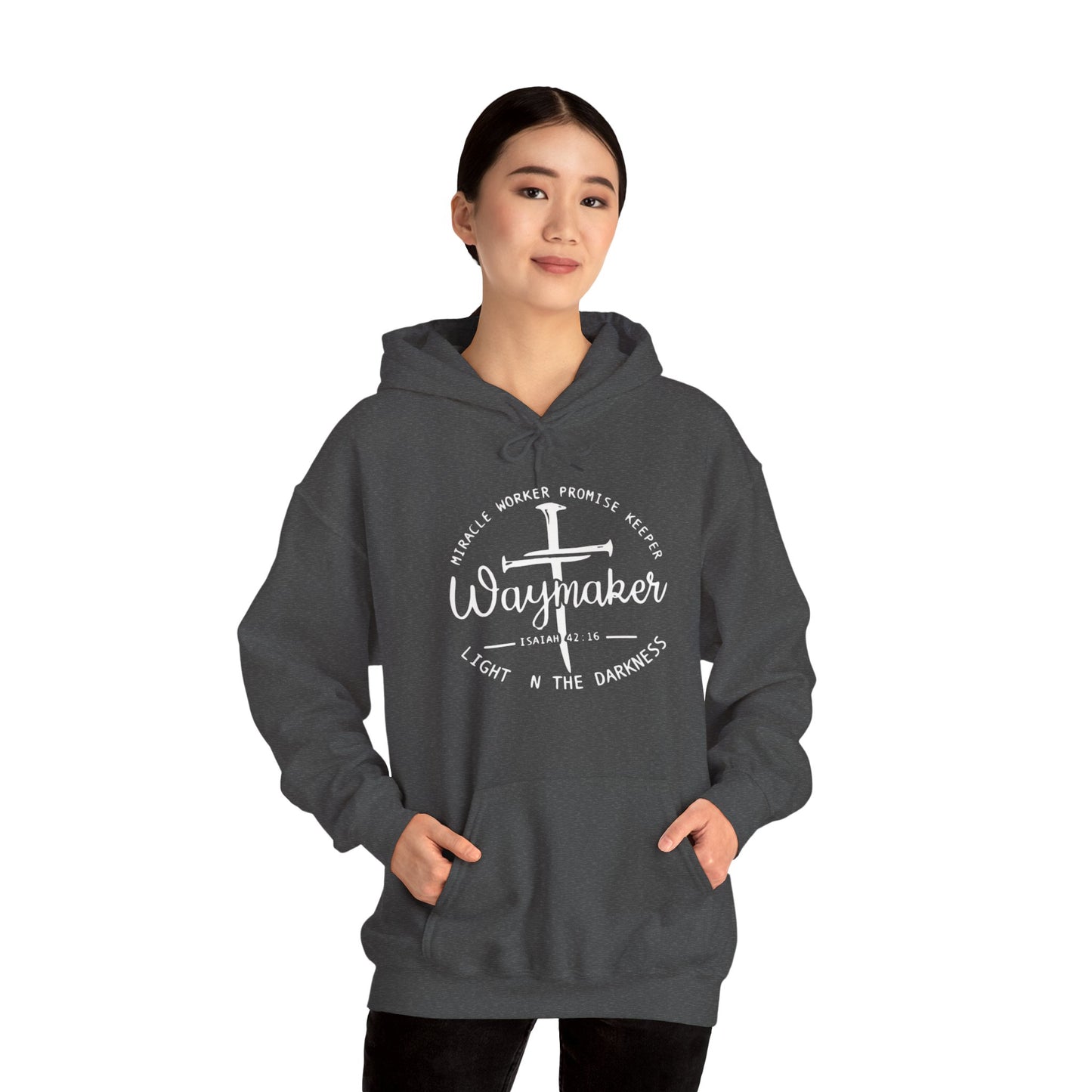 Faith Inspired Waymaker Hoodie - Cozy Sweatshirt for Faith Lovers and Celebrations