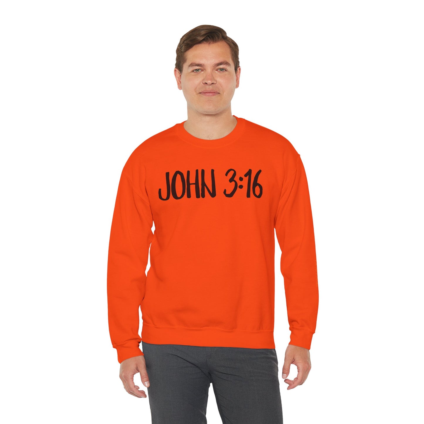 Faith Inspired John 3:16 Crewneck Sweatshirt