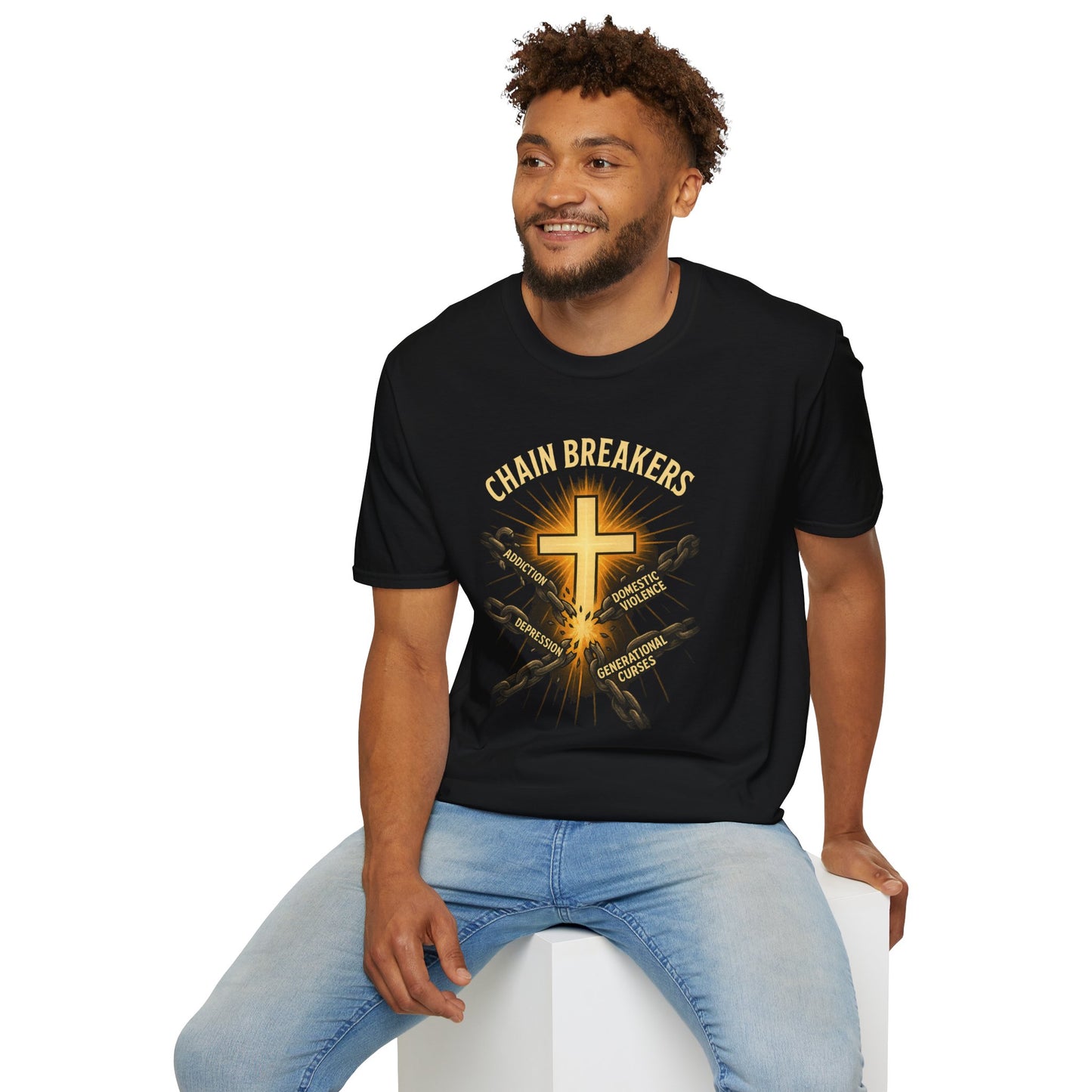 Chain Breakers T-Shirt - Breaking Chains of Addiction and Domestic Violence