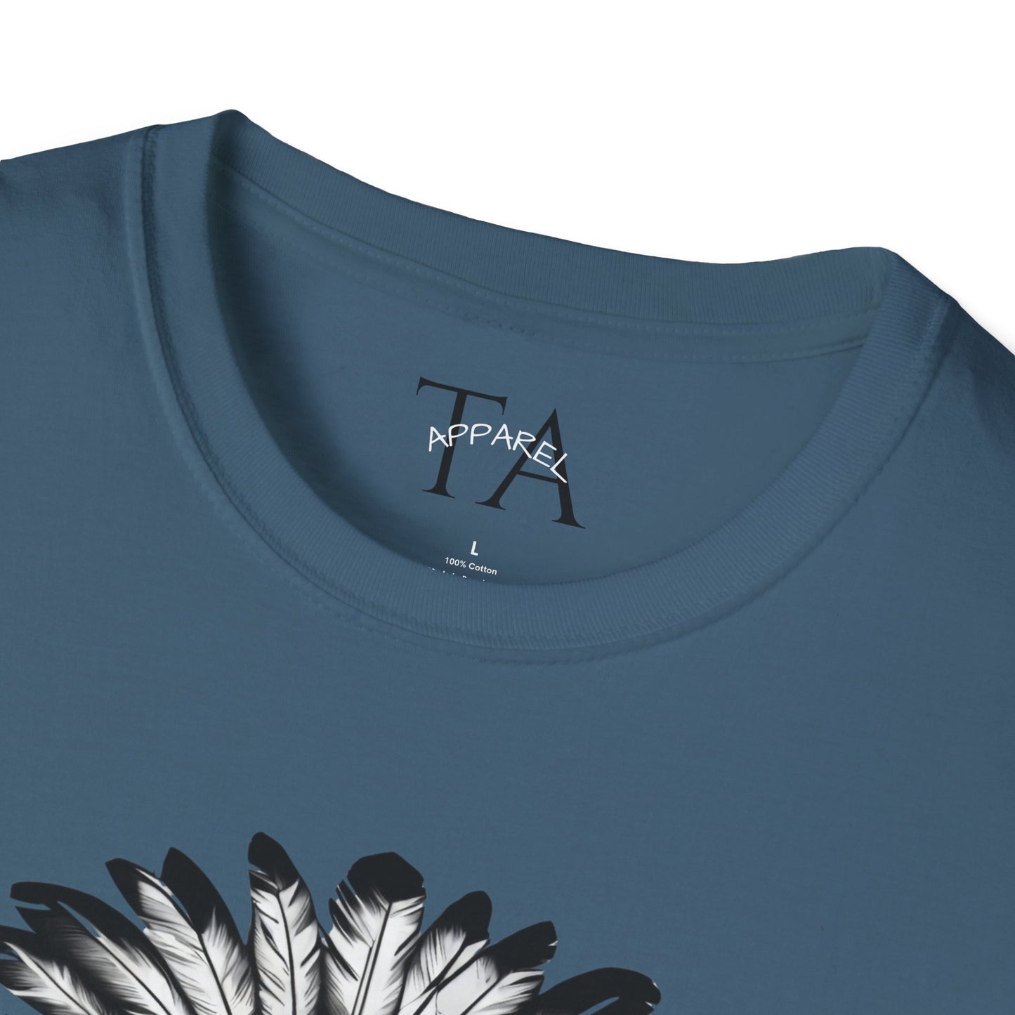 Native American Skull Graphic Unisex T-Shirt