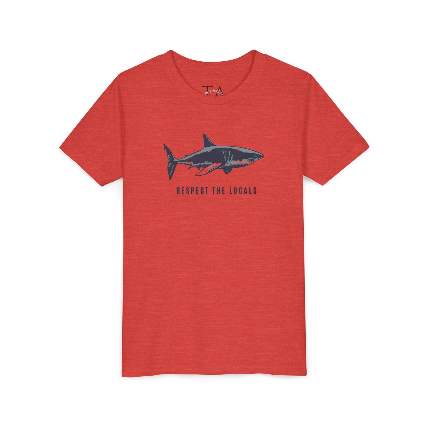 Kids Shark Youth Tee | Respect The Locals | Shark Lovers Shirt