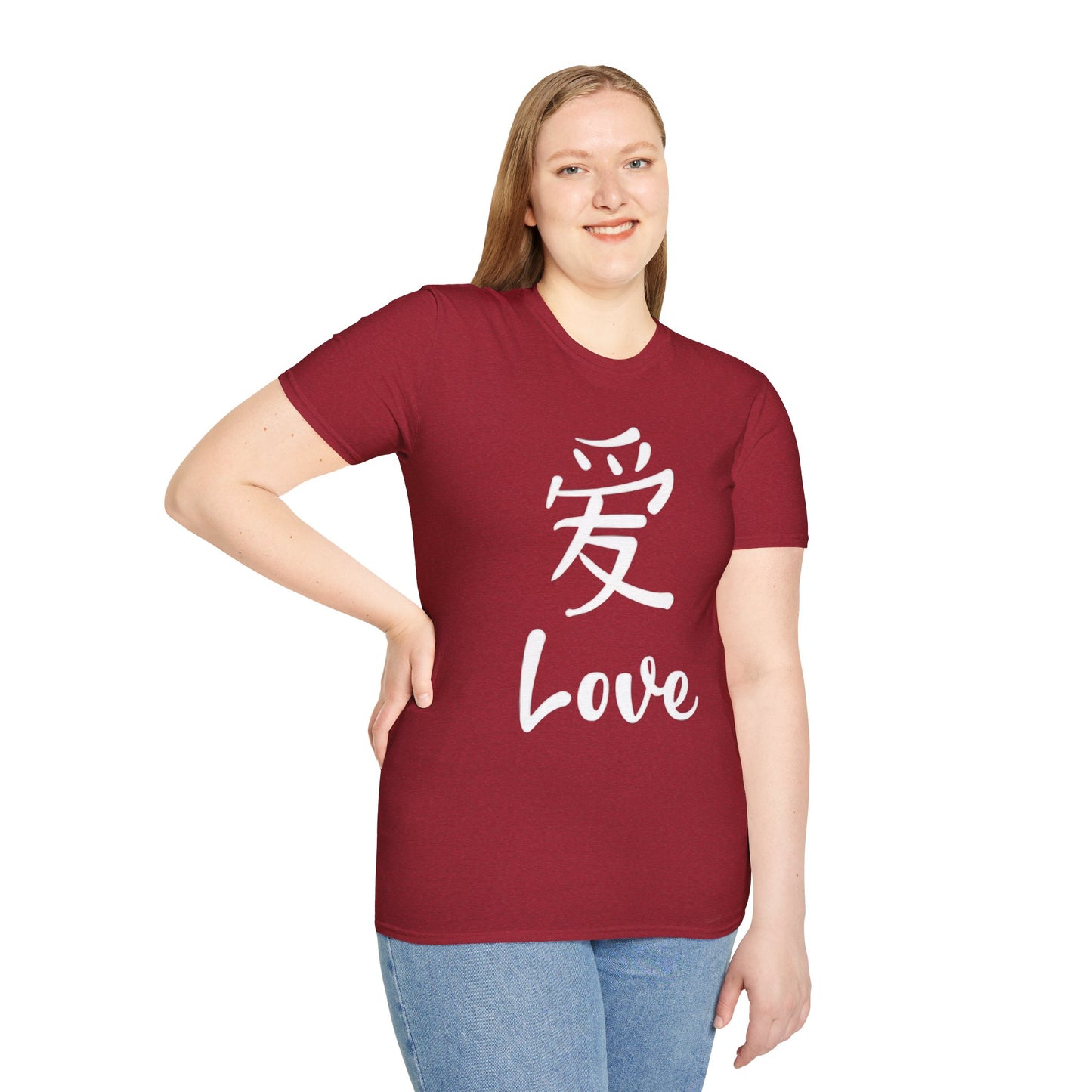 Love in Every Stitch Unisex T-Shirt | Softstyle Tee for Casual Wear, Gift Idea, Anniversaries, Valentine's Day, Real Love Apparel