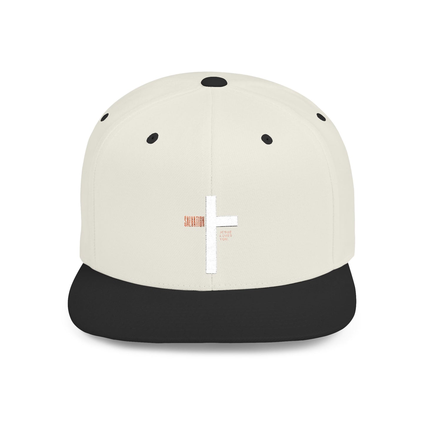 Snapback Hat with salvation cross