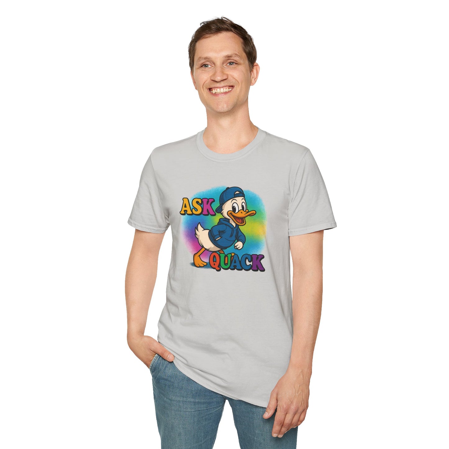 Ask Quack Quirky Duck Humor T-Shirt