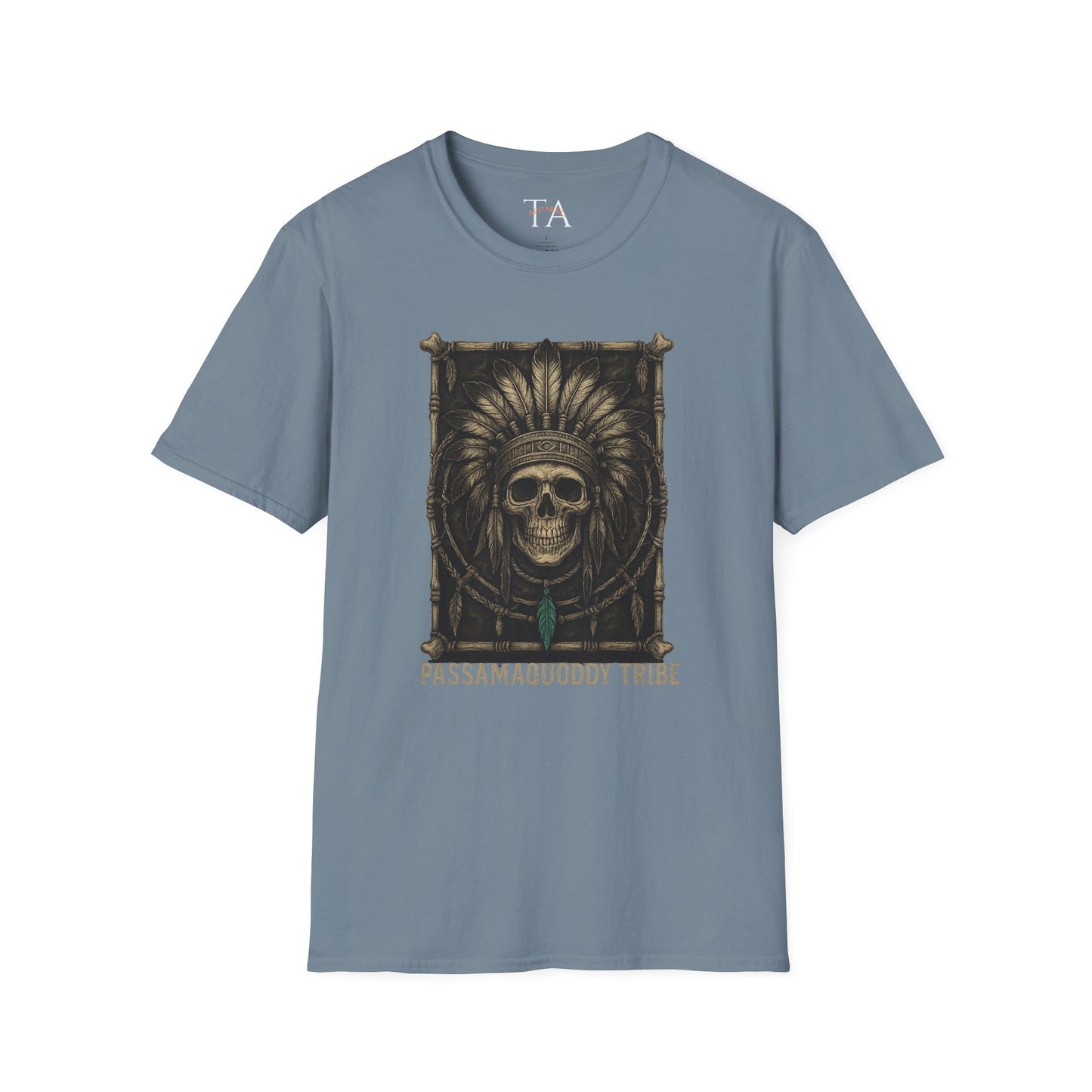 Tribal Graphic T-Shirt - Passamaquoddy Tribe Design8, Gift for Adventurers