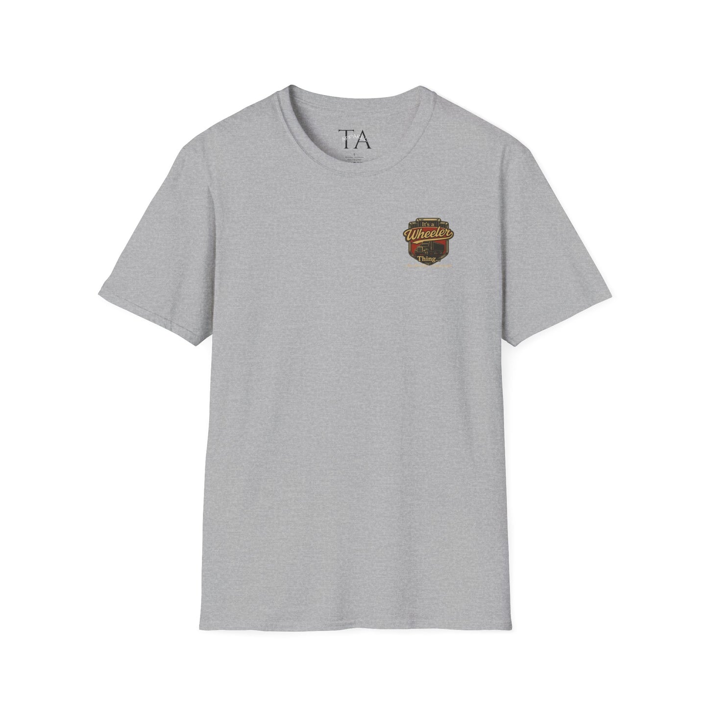 "It's a Wheeler Thing" Unisex Softstyle T-Shirt, Ideal for Truck Lovers, Gifts for Drivers, Casual Wear, Perfect for Birthdays, Father's Day