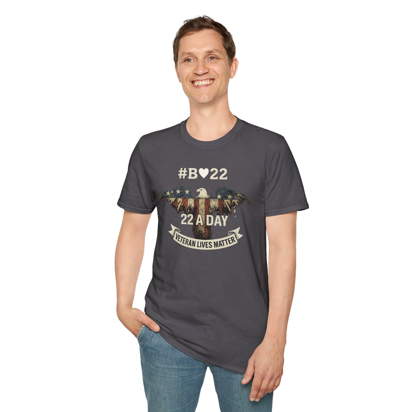 #B🤍22 Veteran Lives Matter T-Shirt