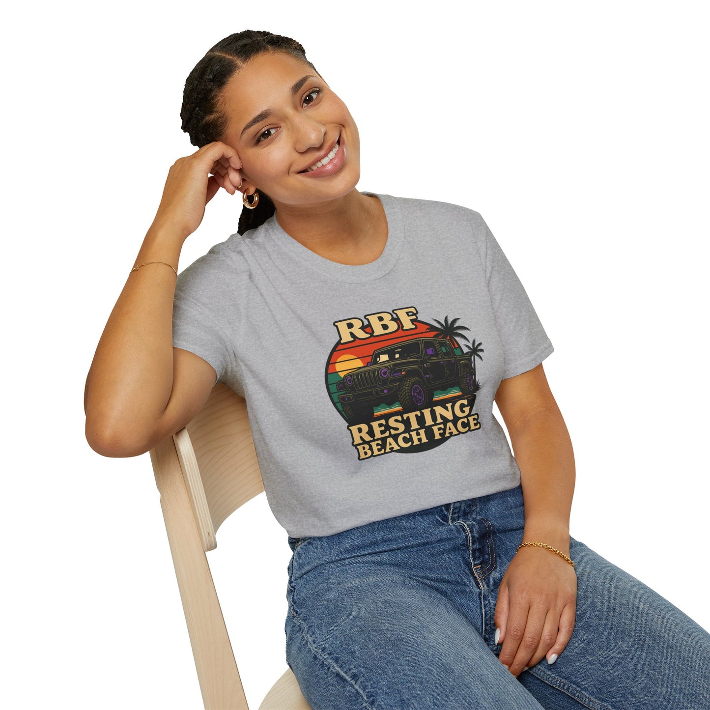 Resting Beach Face T-Shirt | Resting Beach Face | Summer Casual Wear, Vacation Tee, Beach Lover Gift, Relaxed Style, Unisex Apparel