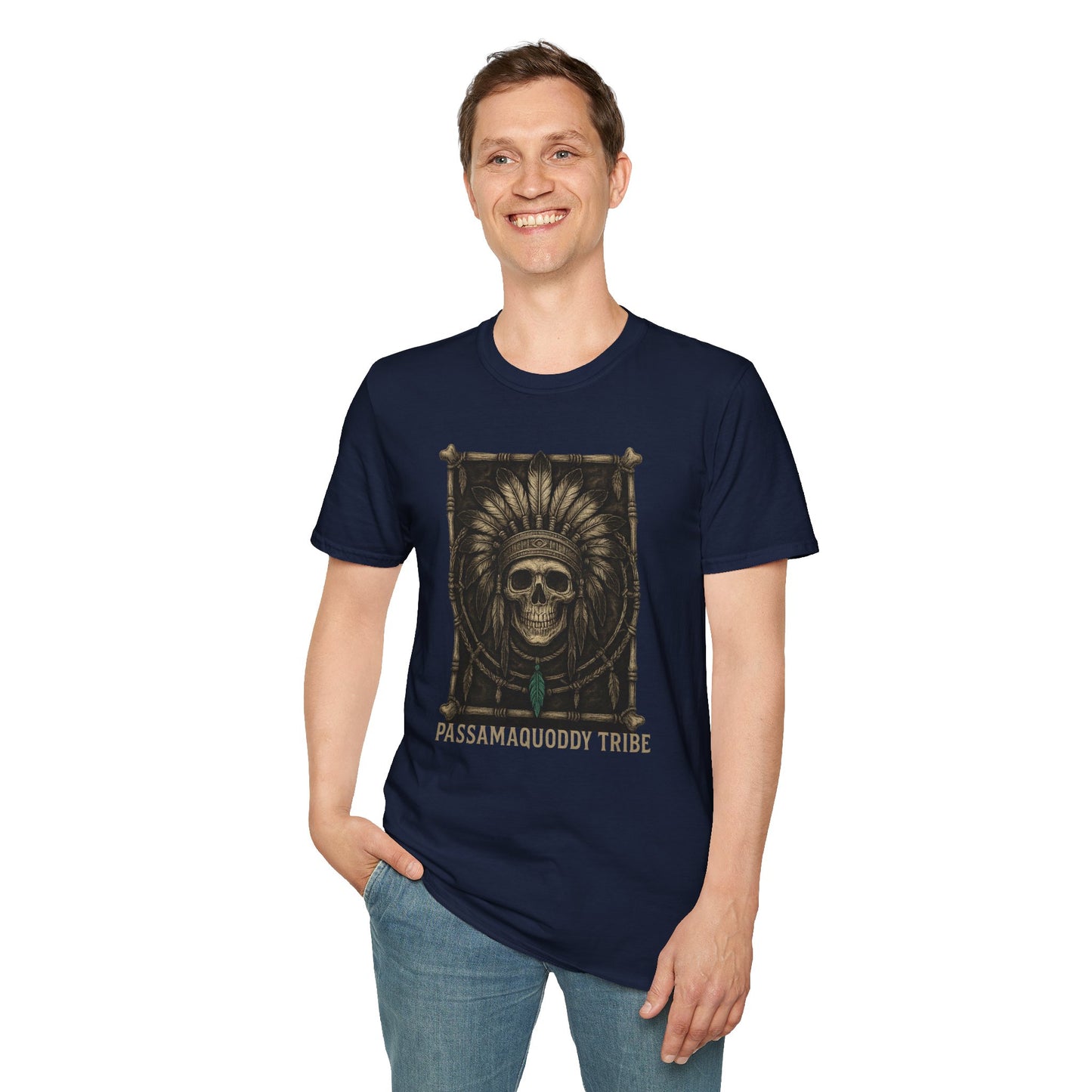 Tribal Graphic T-Shirt - Passamaquoddy Tribe Design8, Gift for Adventurers