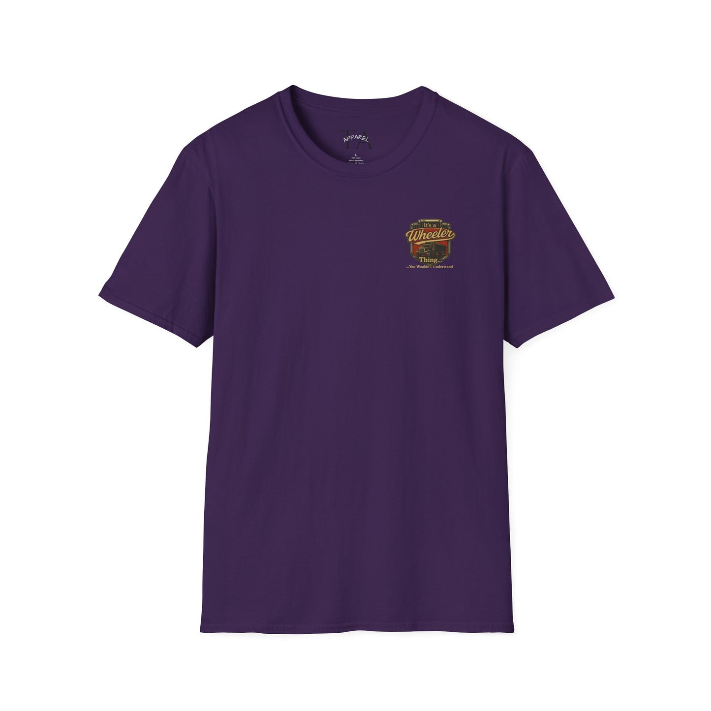 "It's a Wheeler Thing" Unisex Softstyle T-Shirt, Ideal for Truck Lovers, Gifts for Drivers, Casual Wear, Perfect for Birthdays, Father's Day
