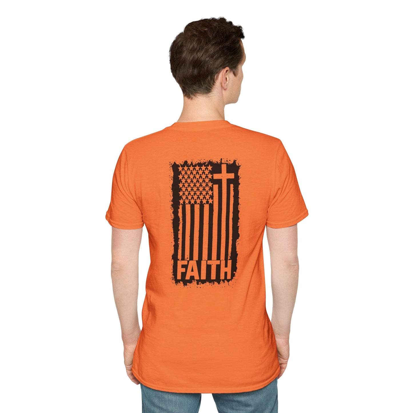 Faith-Inspired American Flag T-Shirt