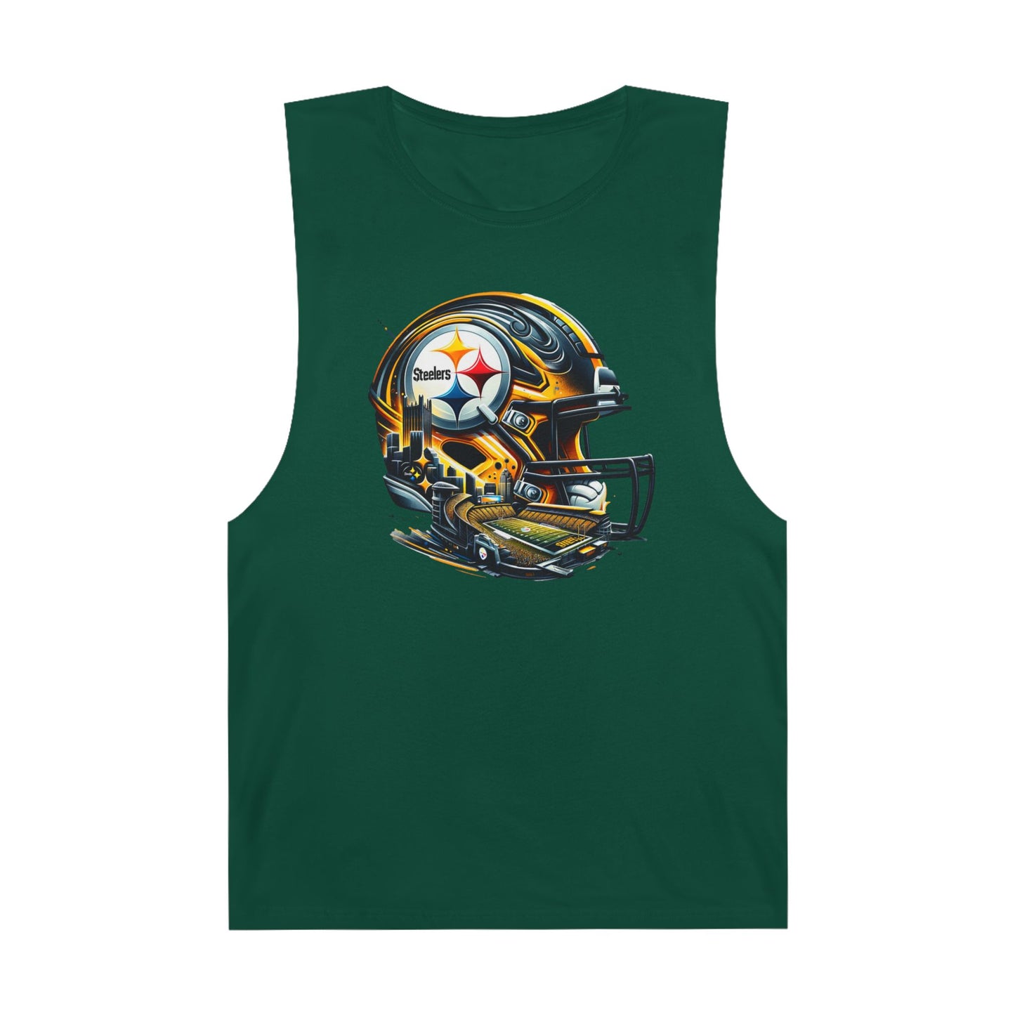 Football Unisex Sports Tank Top with Helmet Design, Casual Gym Wear, Game Day Outfit, Fitness Apparel, Athletic Gift