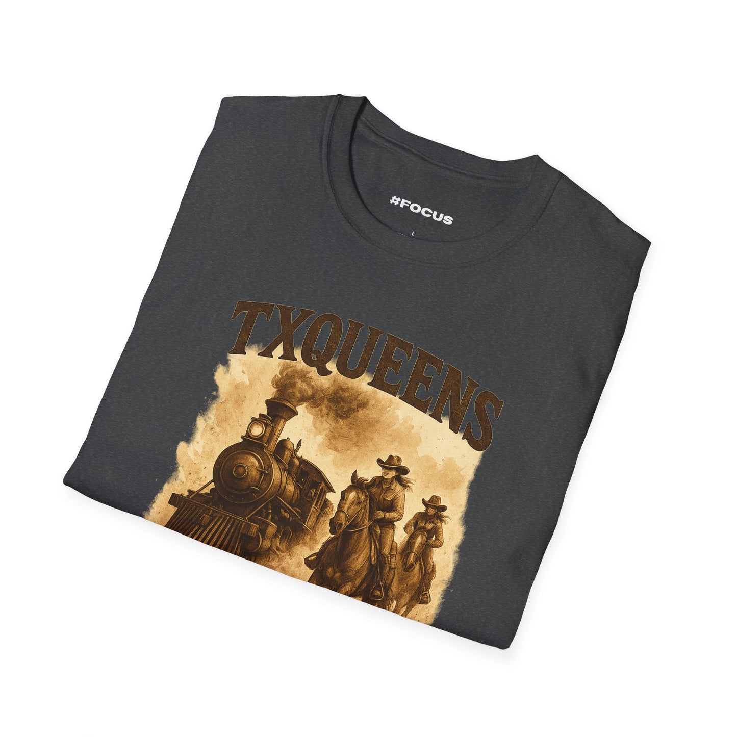 TXQUEENS Vintage Western Graphic Tee - Unisex T-Shirt