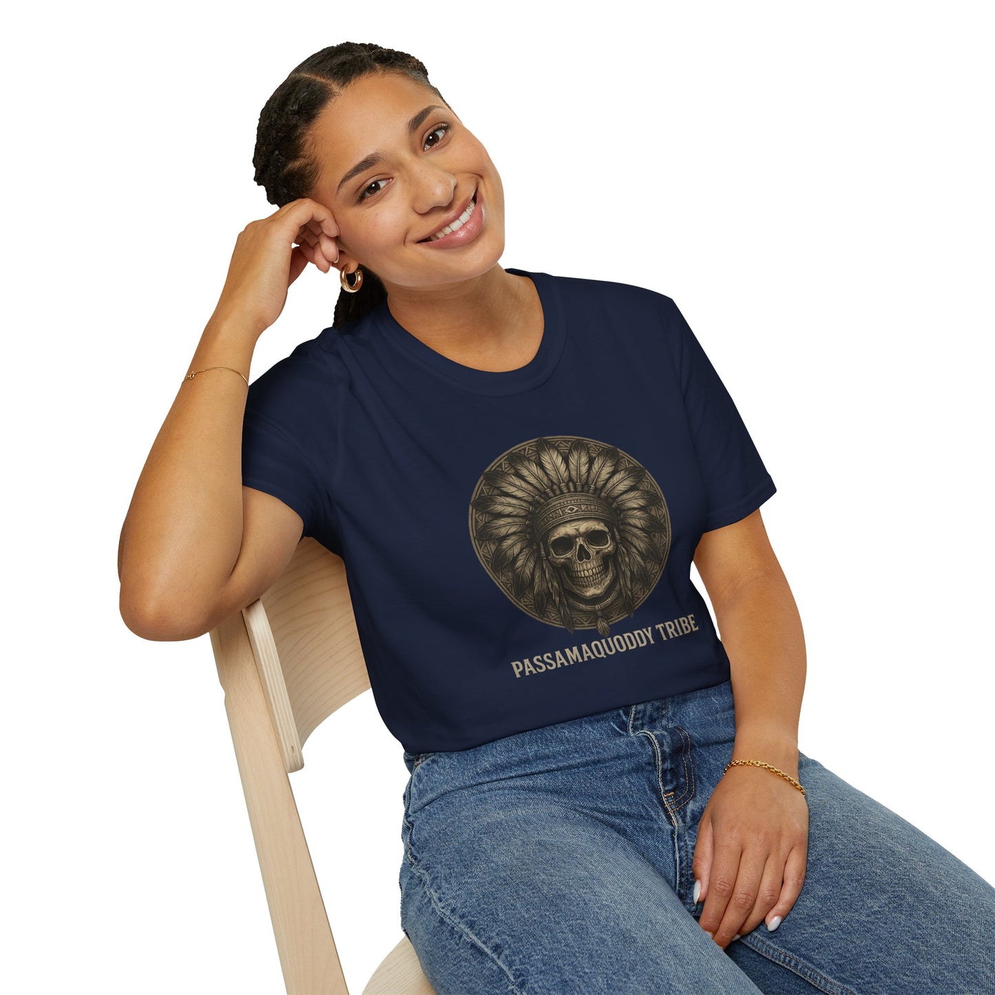 Tribal Graphic T-Shirt - Passamaquoddy Tribe Design6, Gift for Adventurers
