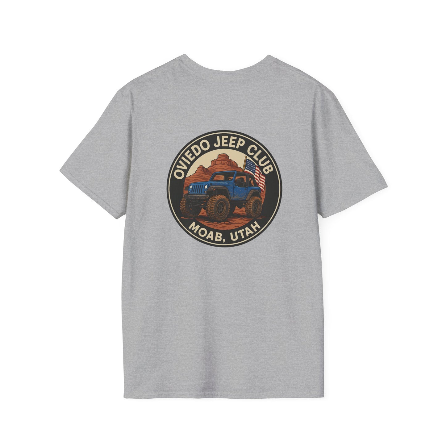 Oviedo Jeep Club Adventure Jeep Club Softstyle Unisex Tee
