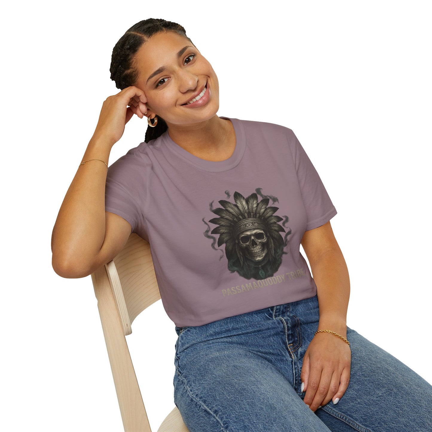Tribal Graphic T-Shirt - Passamaquoddy Tribe Design7, Gift for Adventurers