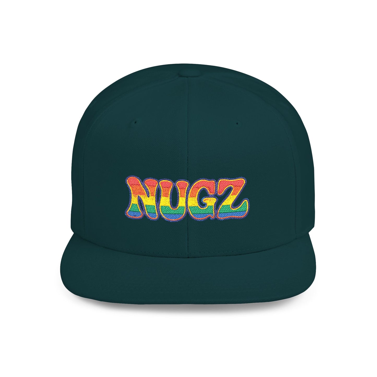 NUGZ Flat Bill Snapback | Trendy Festival Cap
