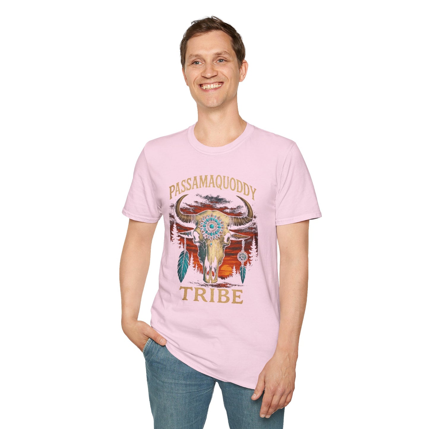 Tribal Graphic T-Shirt - Passamaquoddy Tribe Design3, Gift for Adventurers