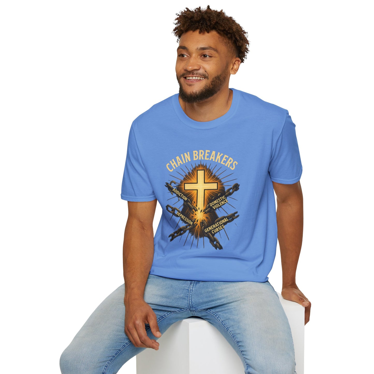 Chain Breakers T-Shirt - Breaking Chains of Addiction and Domestic Violence