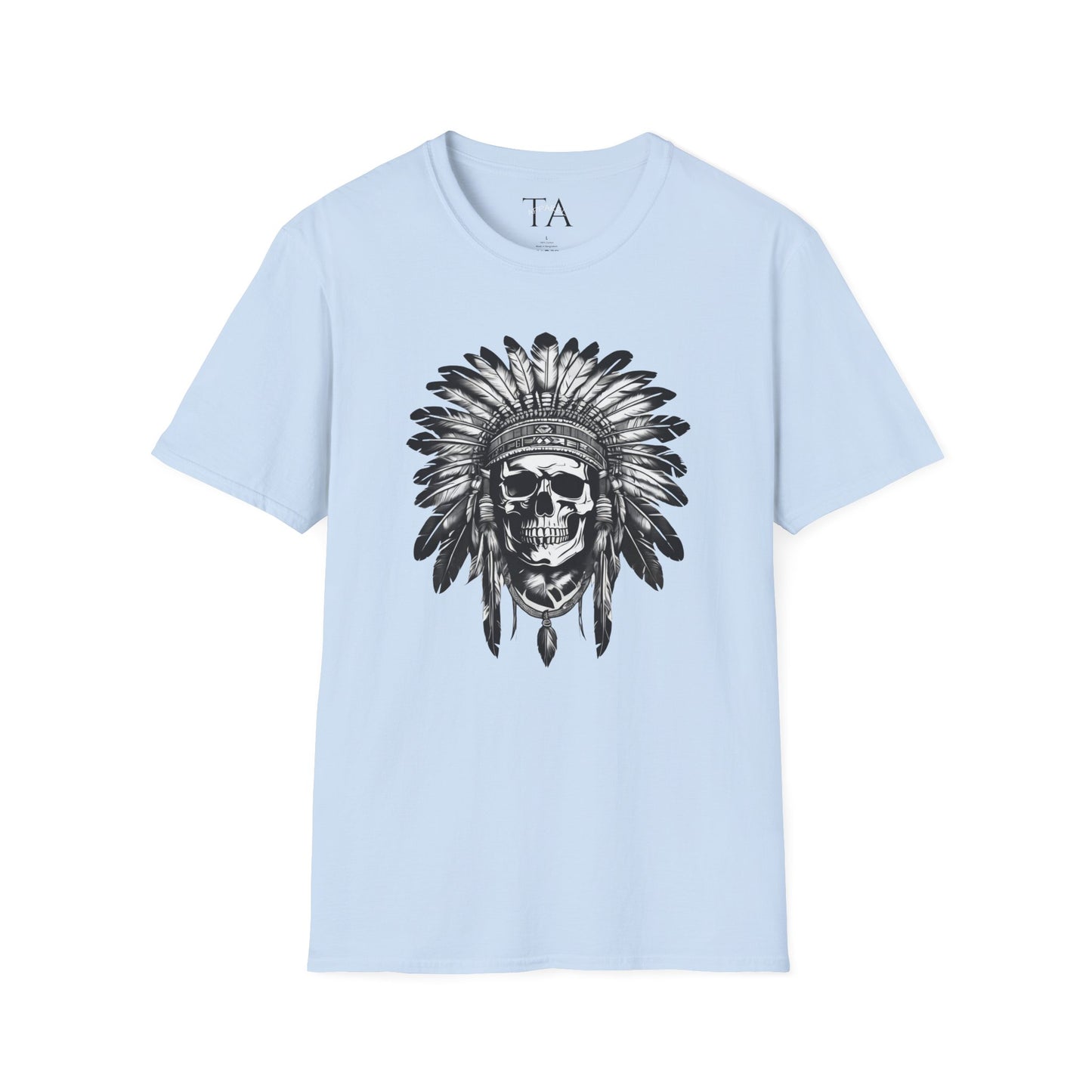 Native American Skull Graphic Unisex T-Shirt