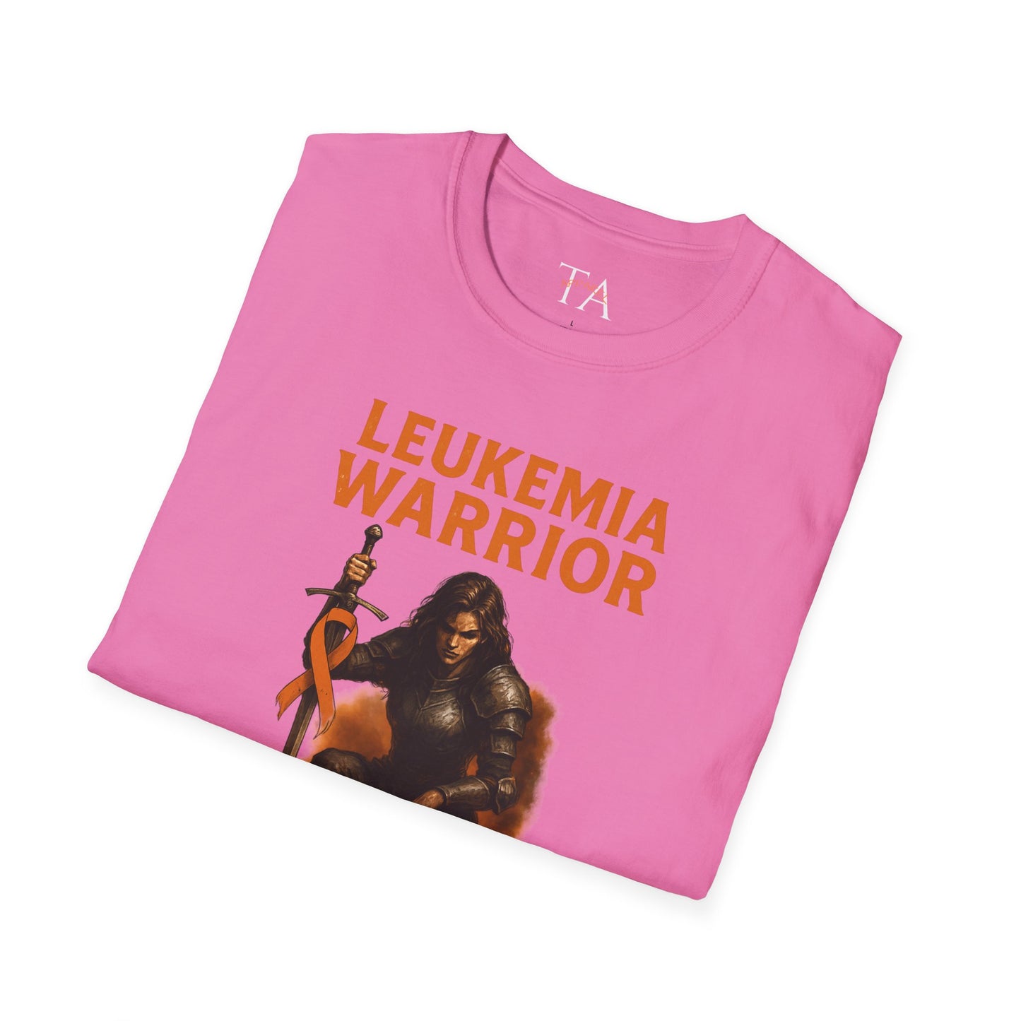 Leukemia Warrior T-Shirt - Unisex Softstyle Tee - Unbreakable, Unshakable, Unstoppable