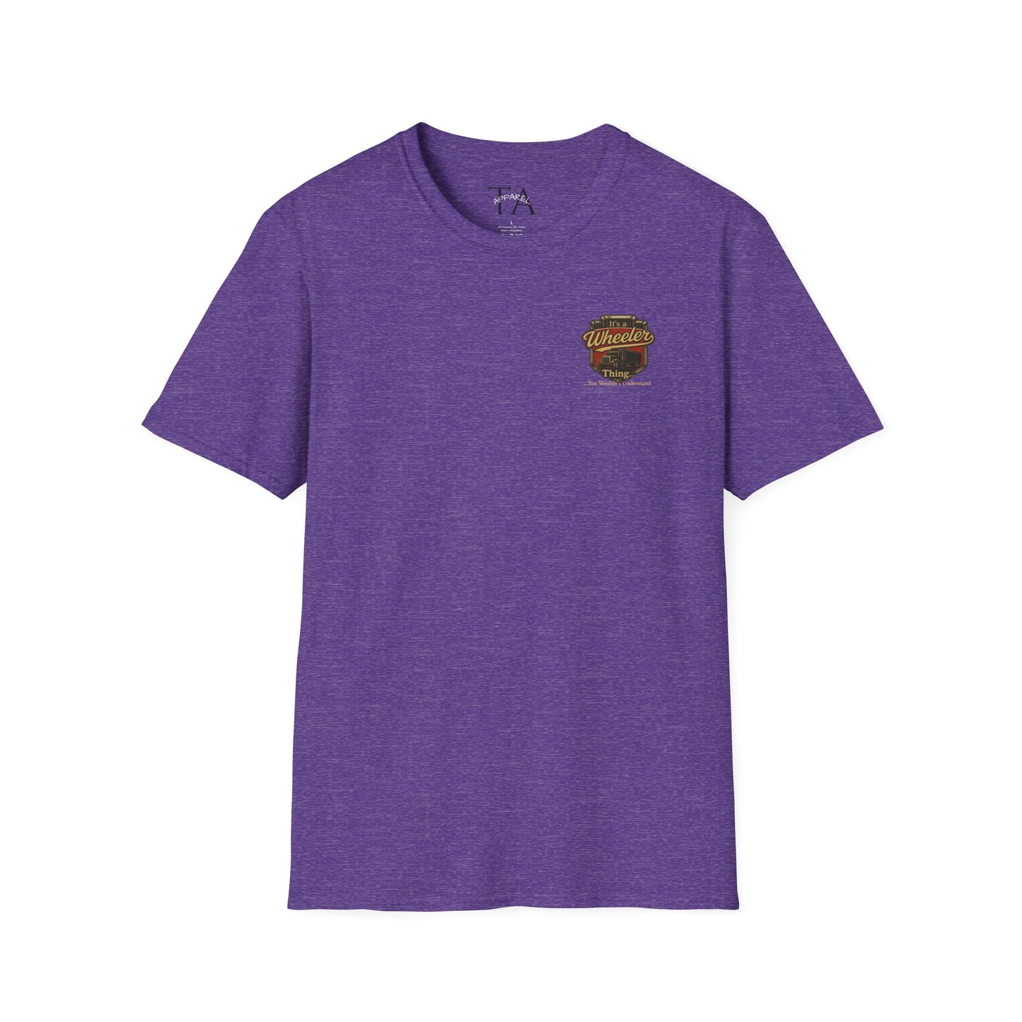 "It's a Wheeler Thing" Unisex Softstyle T-Shirt, Ideal for Truck Lovers, Gifts for Drivers, Casual Wear, Perfect for Birthdays, Father's Day