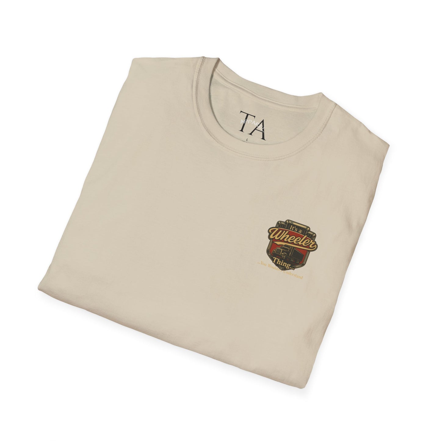 "It's a Wheeler Thing" Unisex Softstyle T-Shirt, Ideal for Truck Lovers, Gifts for Drivers, Casual Wear, Perfect for Birthdays, Father's Day