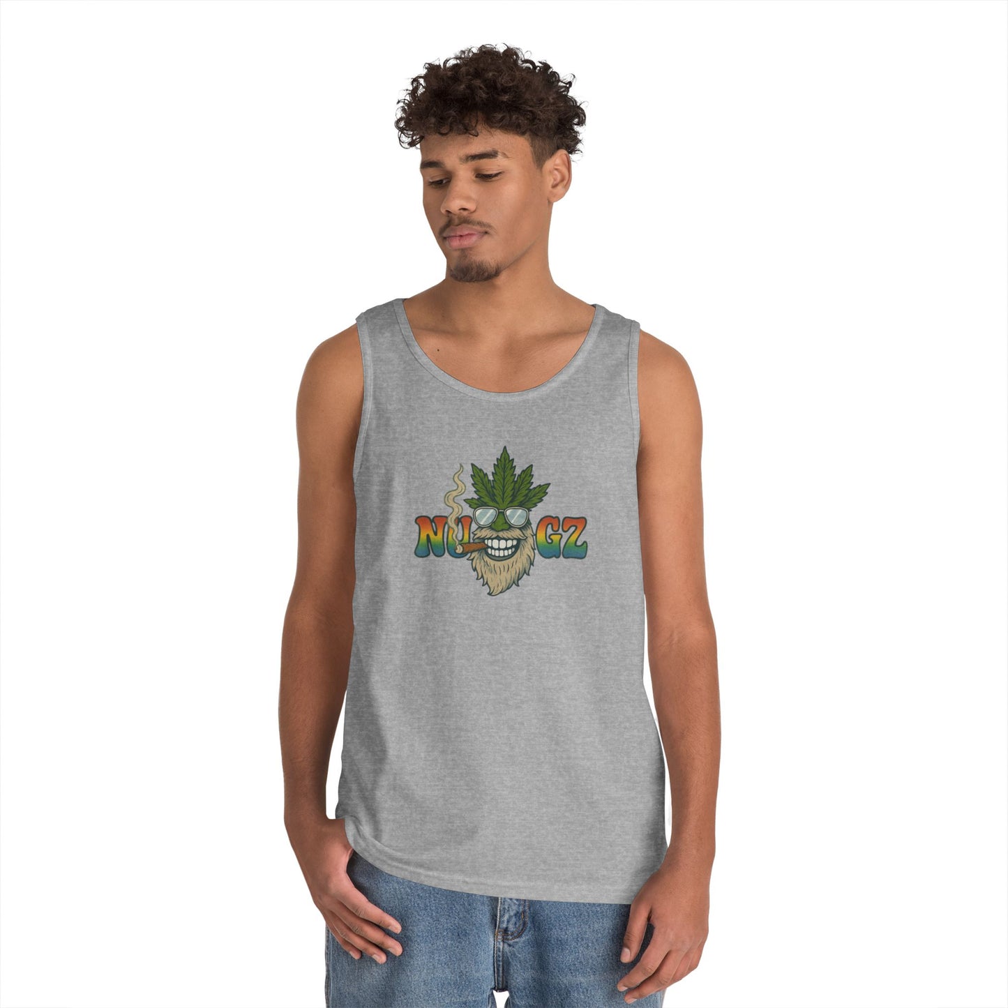 NUGZ Chill Vibes Tank Top | Retro Cannabis Design